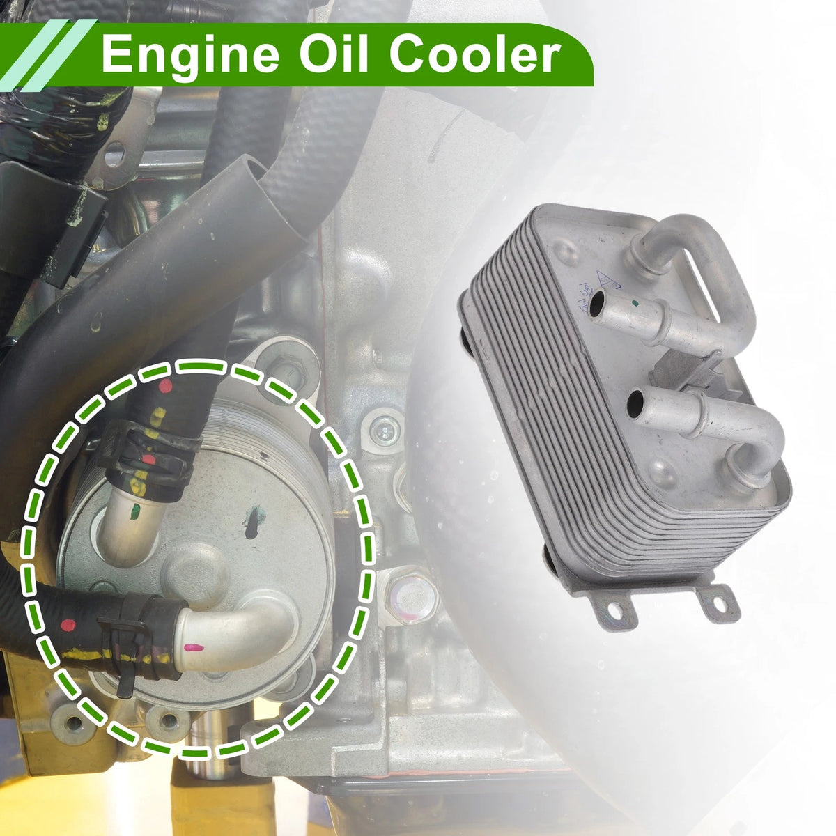 Engine Oil Cooler Replacement for BMW 525i 535i X3 (2001–2010)