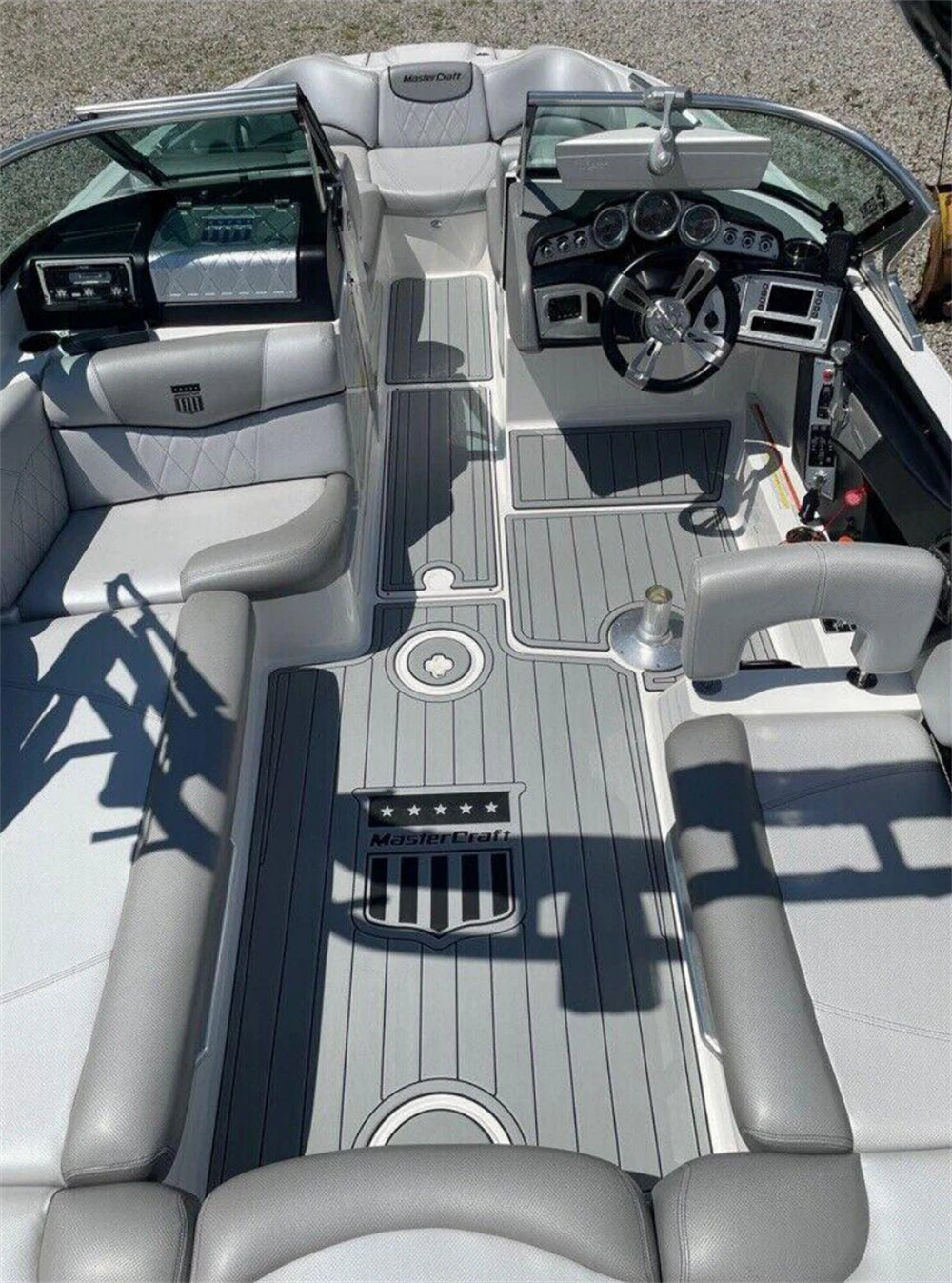 EVA Foam Cockpit Pad for Mastercraft X25 (2011) - Faux Teak Deck Mat