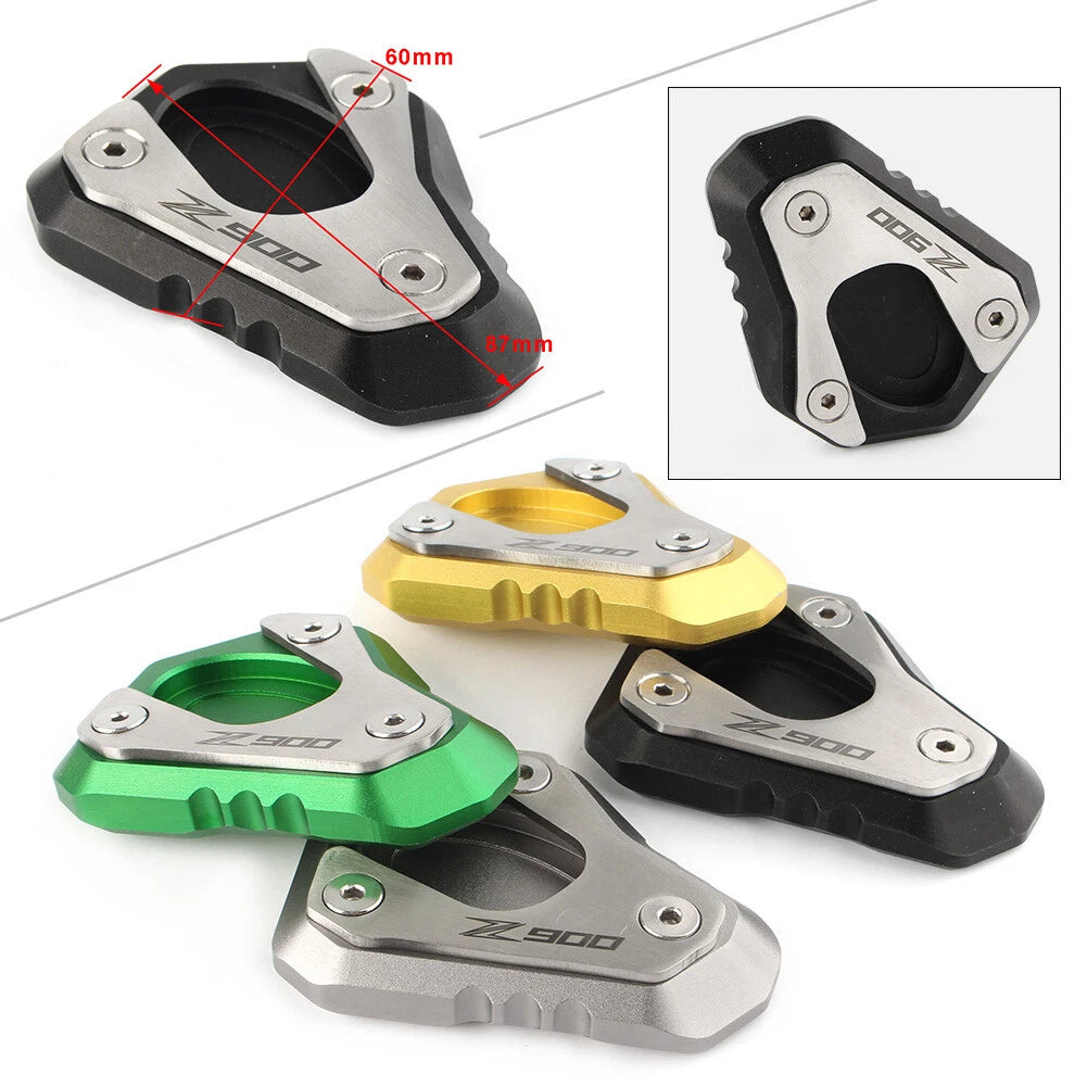 Side Stand Kickstand Foot Plate Pad for Kawasaki Z900/Z900RS (2017–2023)