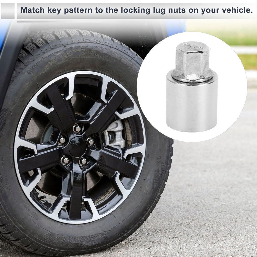 802 Wheel Lock Lugnut Antitheft Key Socket for Jeep Compass (2007–2023)
