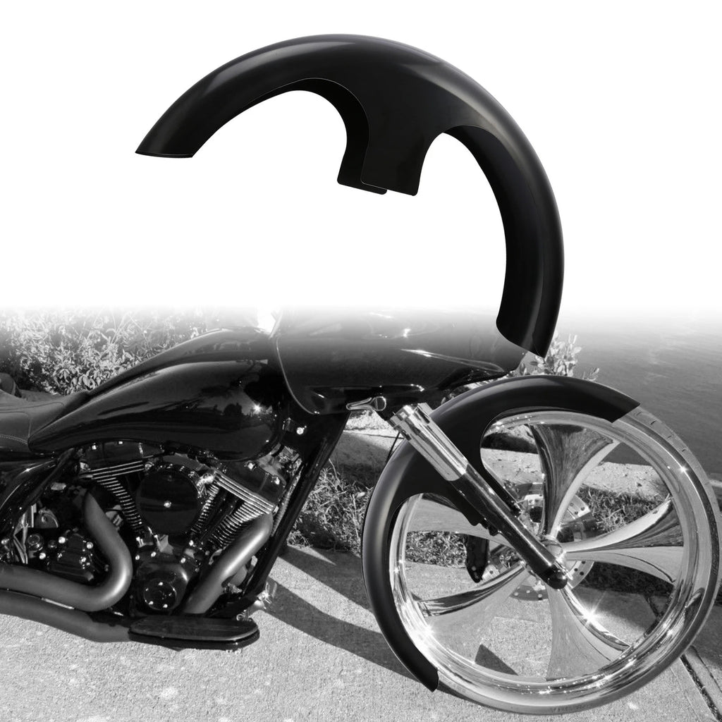 30" Wrapped Steel Front Fender for Harley Electra Glide (2014–2023)