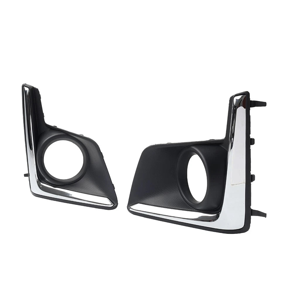 1 Pair Fog Light Chrome Bezel Cover for Subaru Crosstrek (2016–2017)