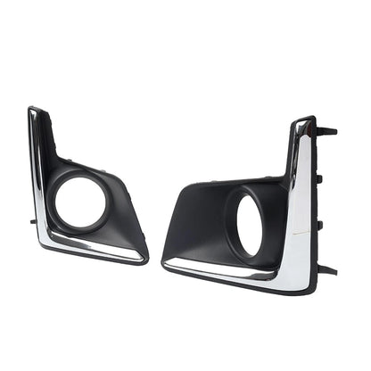1 Pair Fog Light Chrome Bezel Cover for Subaru Crosstrek (2016–2017)
