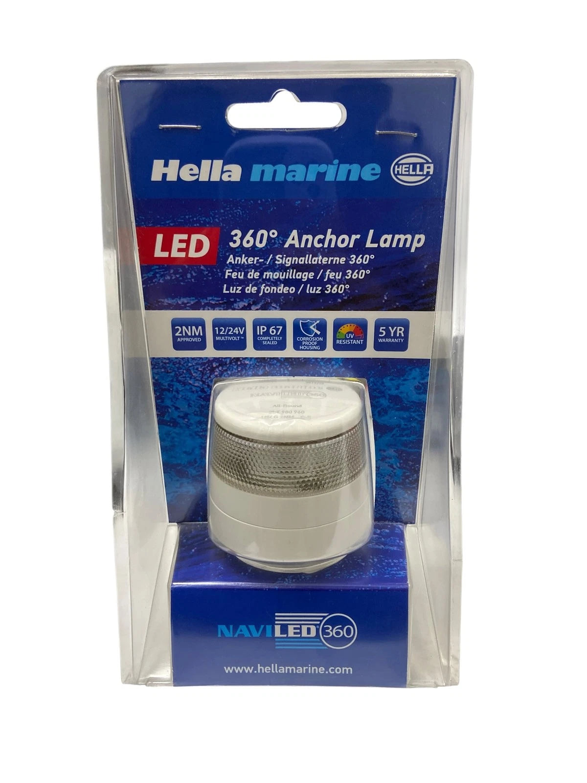 Hella Marine Naviled 360 Navigation/Anchor Lamp LED for Marine (2nm)