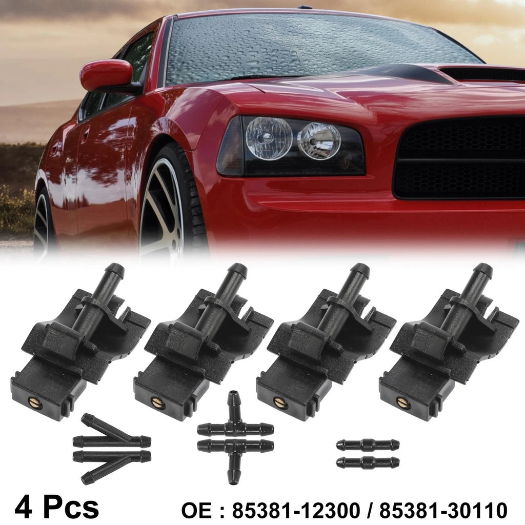 Windshield Washer Nozzle Front Set for Toyota 4pcs (2007–2015)