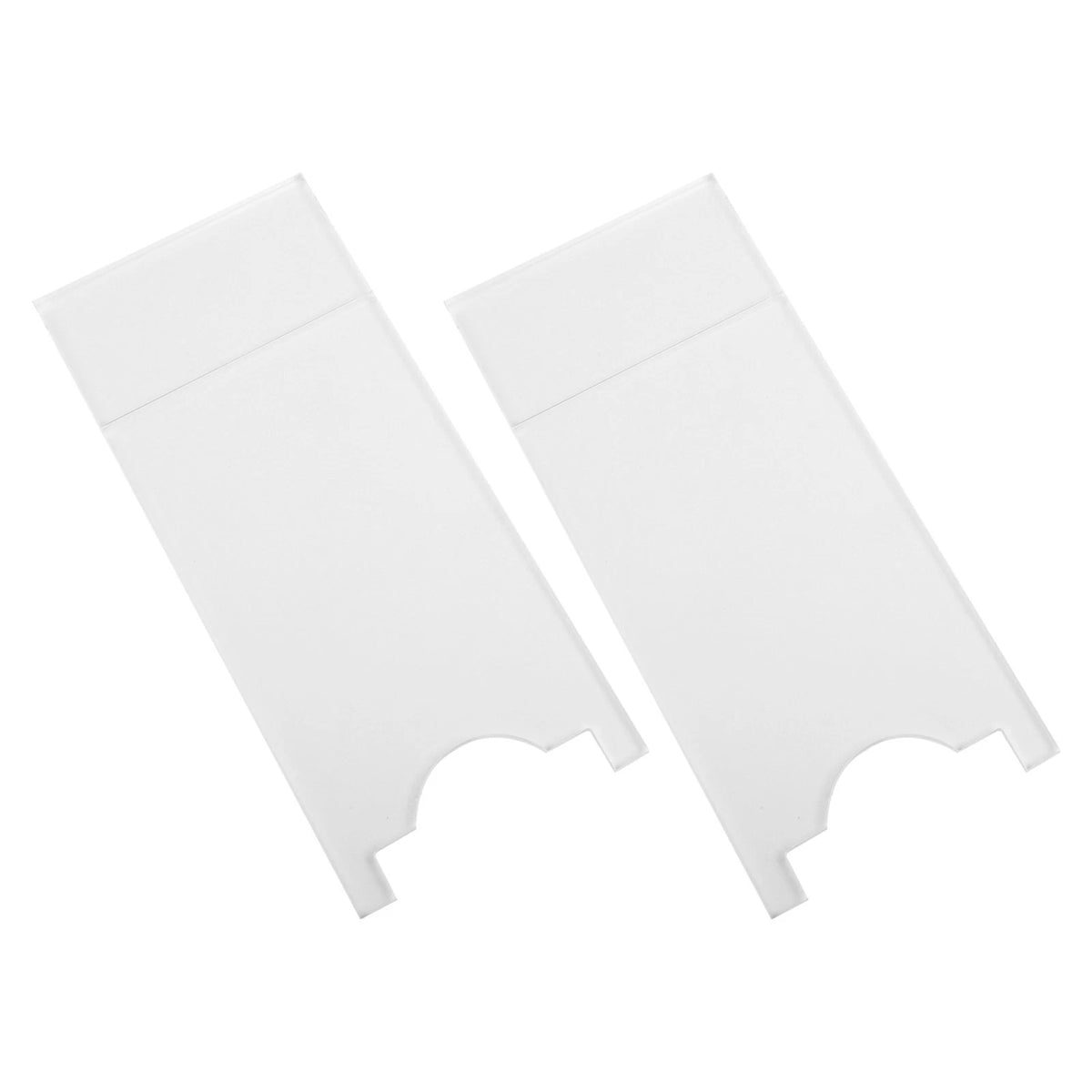 2X Transparent Acrylic Couch and Bed Stopper Wall Spacer for Fire Safety