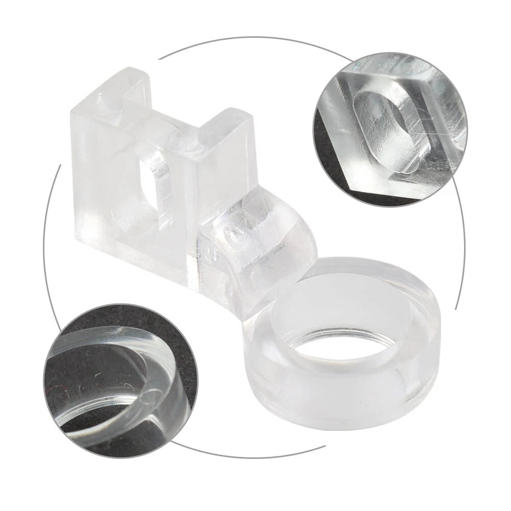 1/4" Clear Free Motion Couching Ruler Presser Foot for Low Shank Machines