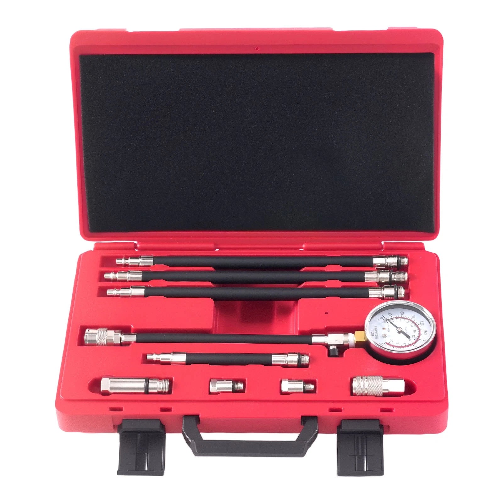 Cylinder Engine Compression Tester Pressure Gauge Test Kit for