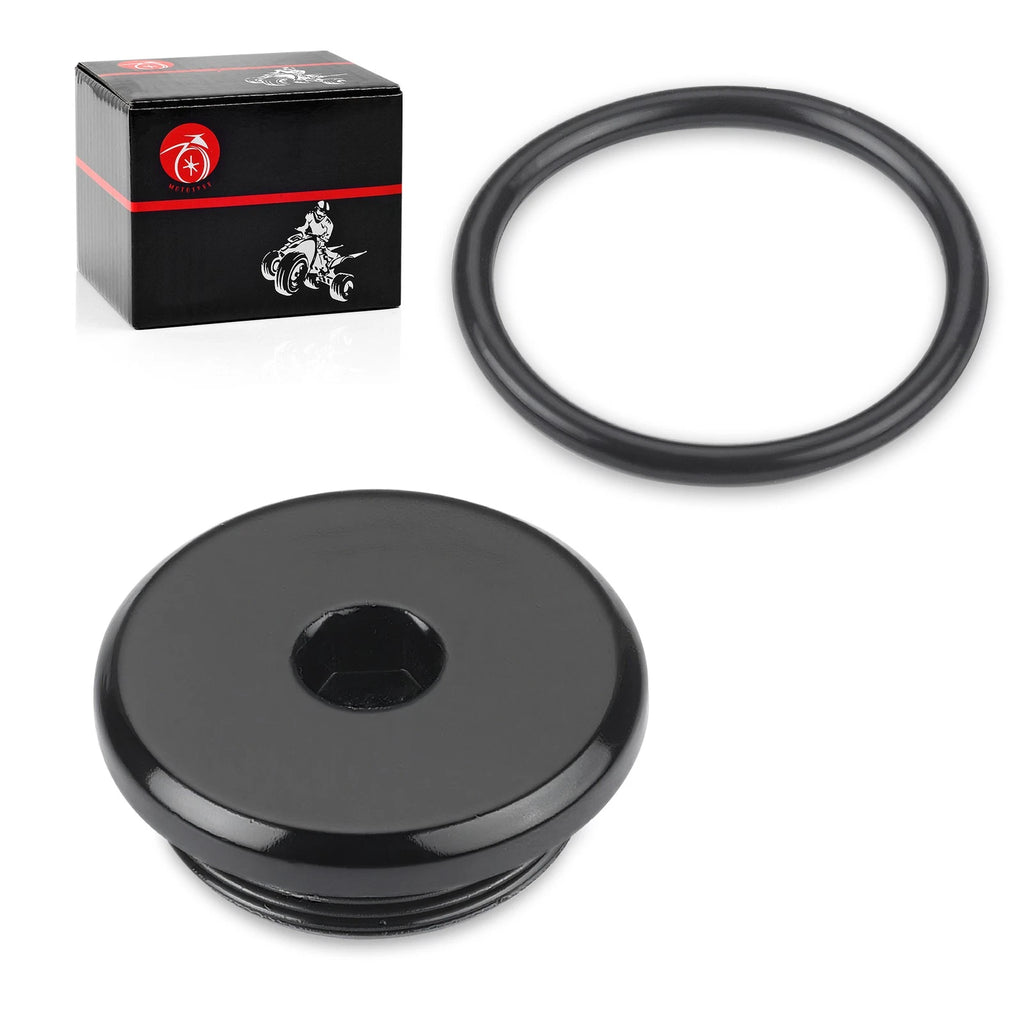 Black Crankcase Cover Cap Plug w/ O-Ring for Suzuki Hayabusa GSX1300R (1999–2024)