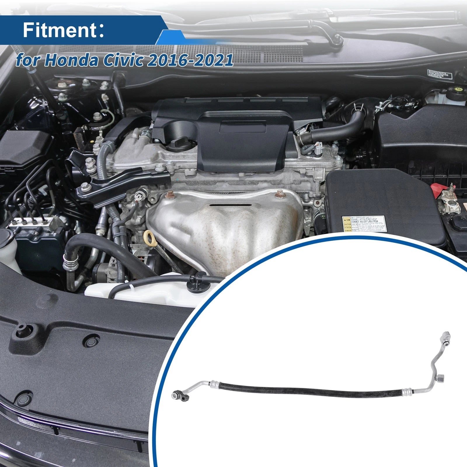 A/C Refrigerant Liquid Hose Replacement for Honda Civic (2016–2021)