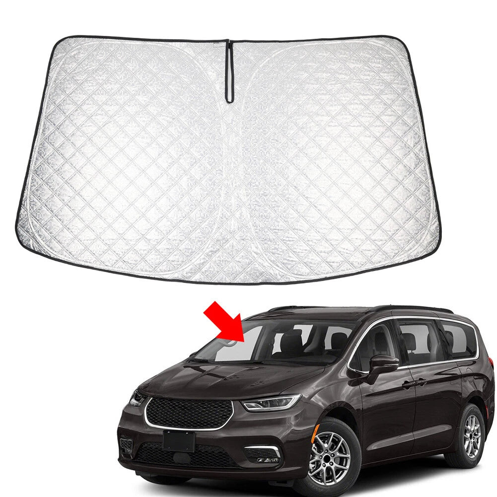 Foldable Windshield Sun Shade Visor for Chrysler Pacifica (2017–2025)