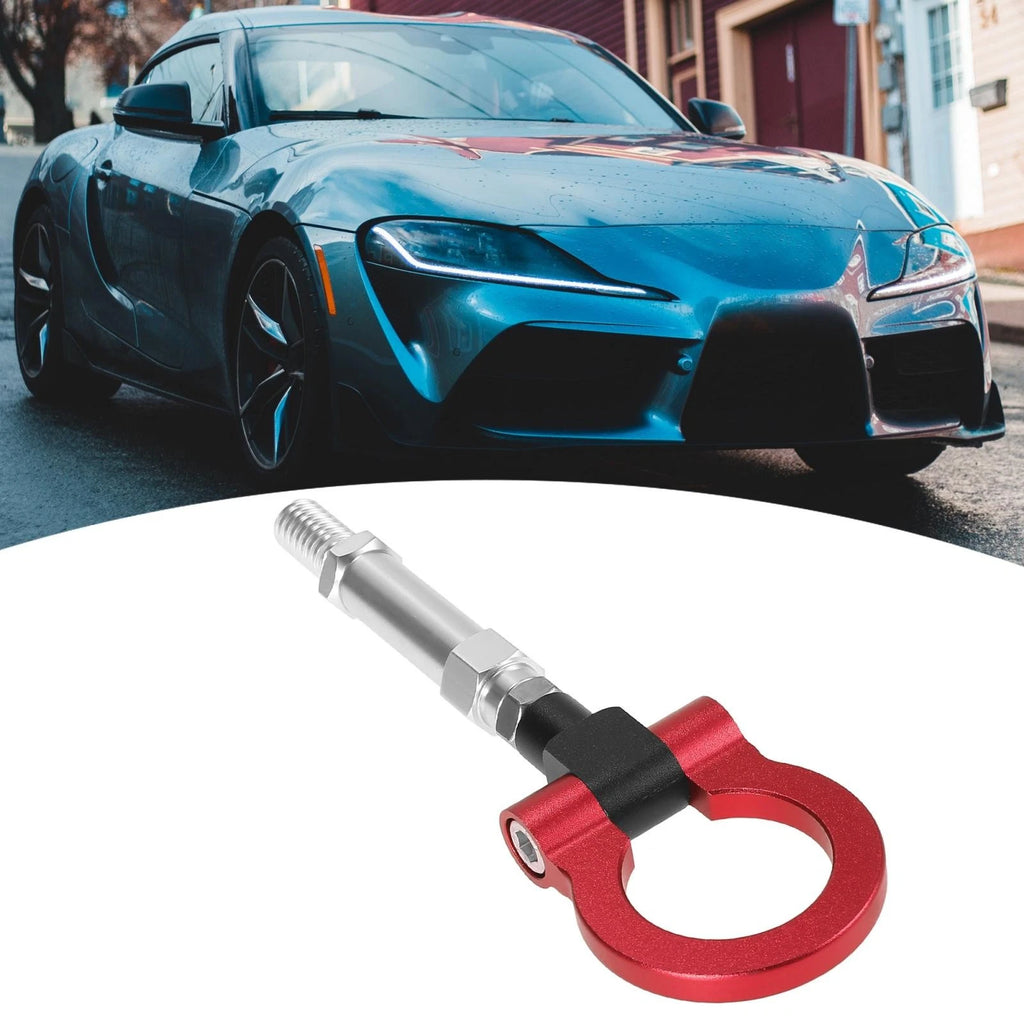 Trailer Tow Hook Screw Red Front Bumper Eye for Volkswagen Golf (2000–2014)