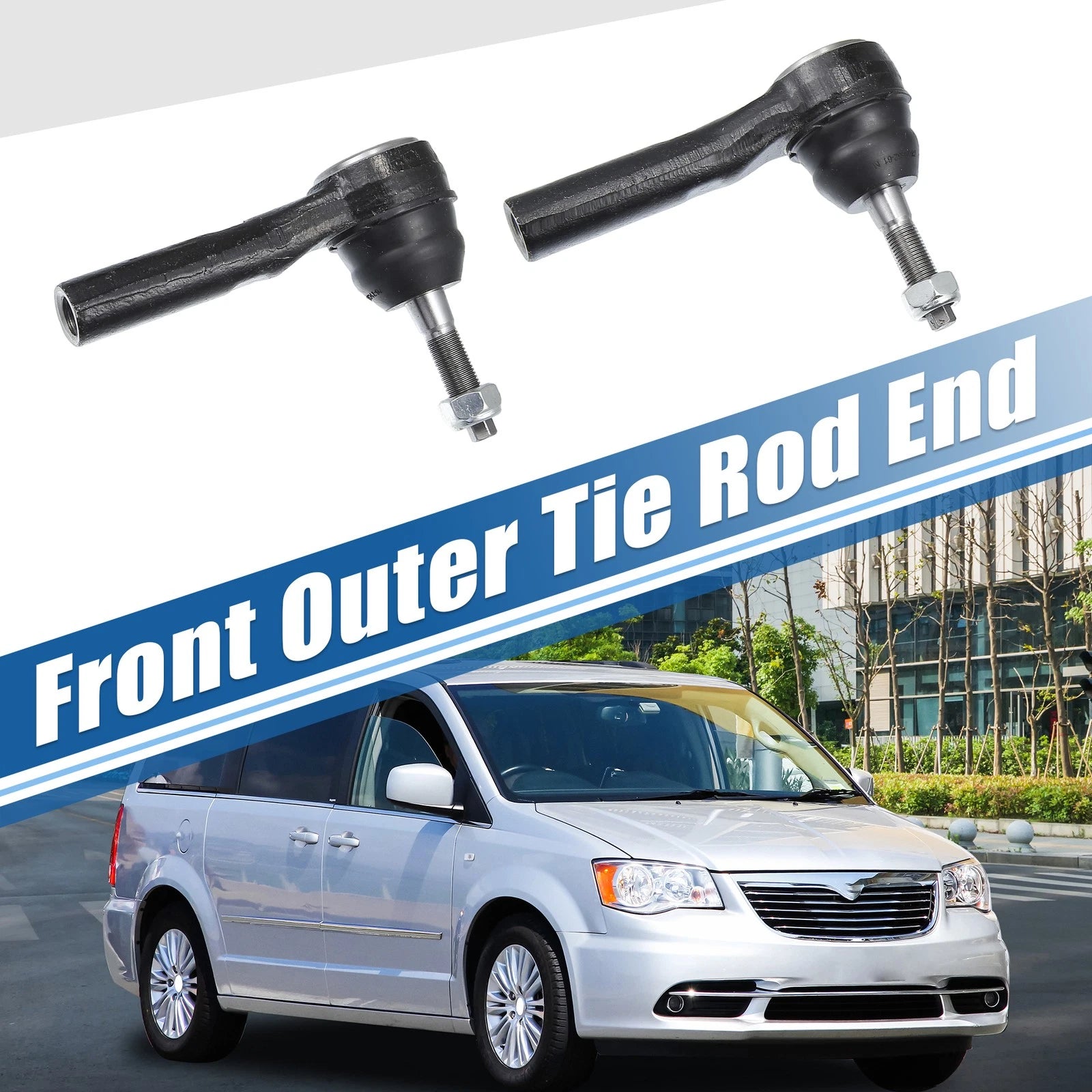 Front Outer Tie Rod End Replacement for Dodge Caravan 2001–2004