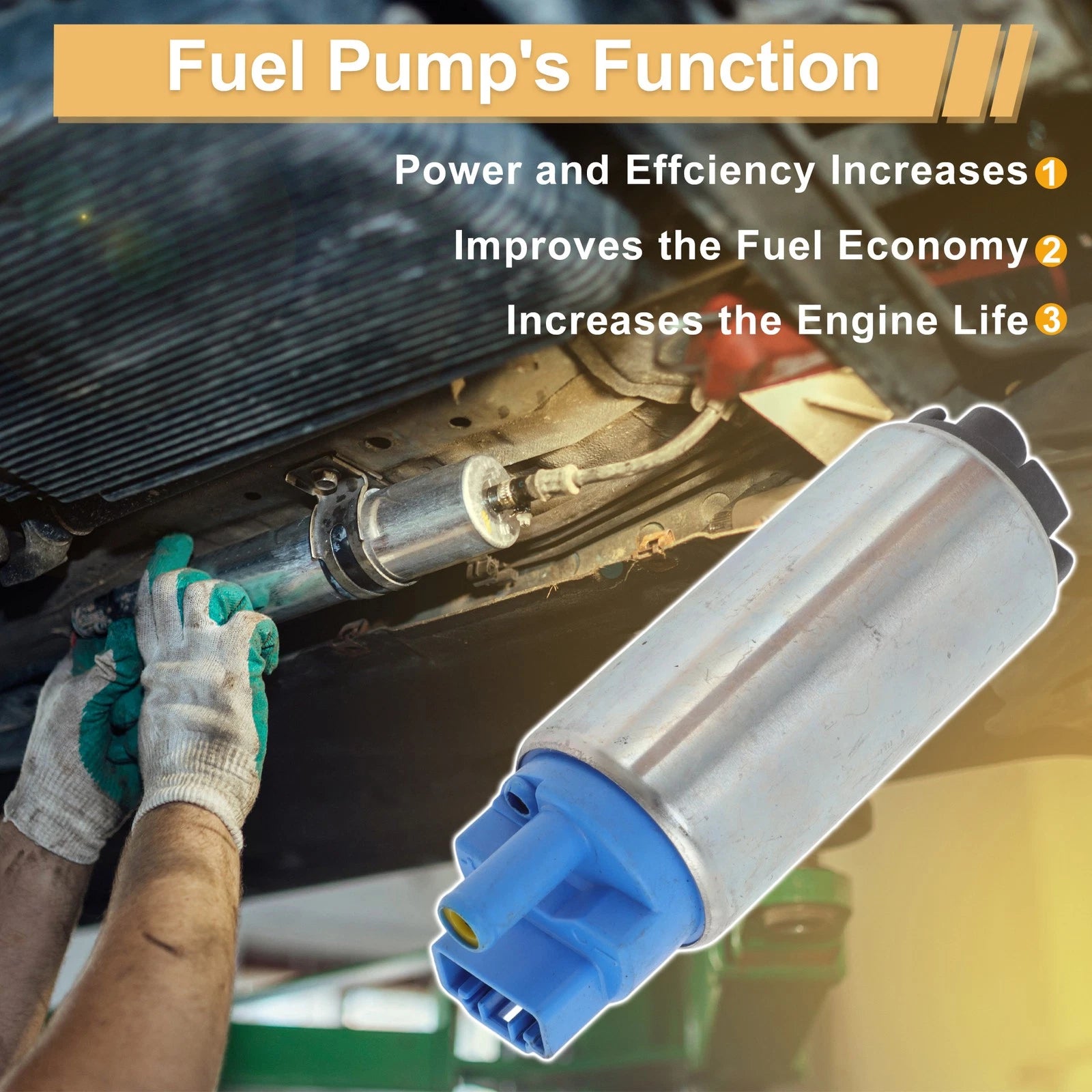 Fuel Pump Replacement for Hyundai Sonata (2003–2006) Metal