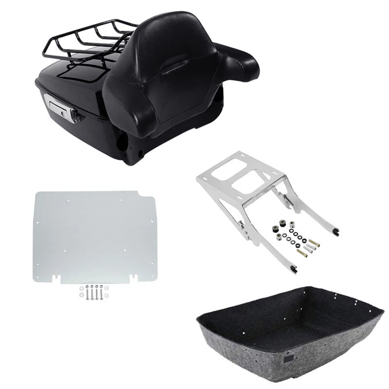 Trunk Backrest Rack Mount Plate for Harley Softail Deluxe (2018–Present)