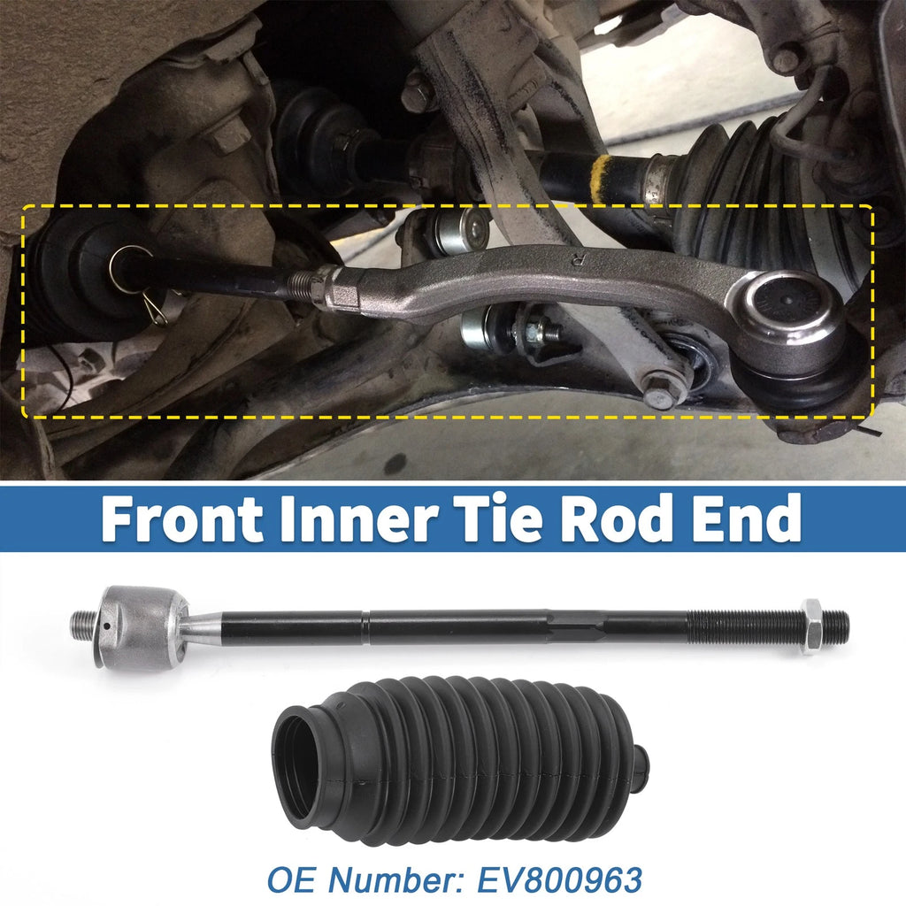 Front Inner Tie Rod End Links Set for Chrysler 300 (2011–2014) RWD 4pc