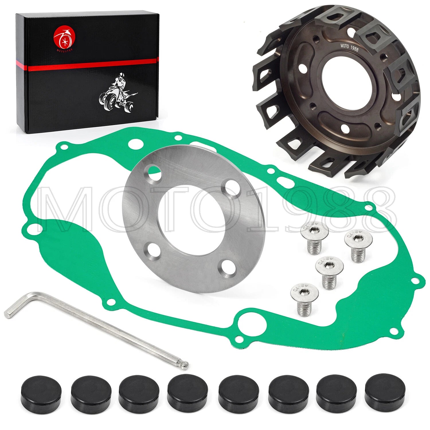 CNC Billet Heavy Duty Clutch Basket & Gasket for Yamaha Banshee 350 (1987–2006)