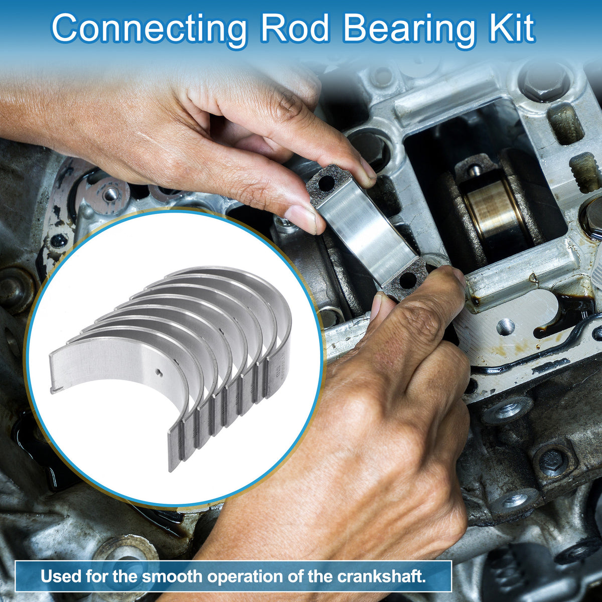 Connecting Rod Bearing Set Replacement Kit for Audi A3 (1988–1999)