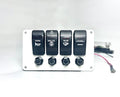 4 Switch Boat Switch Panel for Marine (5 3/4in x 3 1/4in)