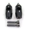 1" Billet Spike Handlebar Risers for Harley Softail Dyna Sportster