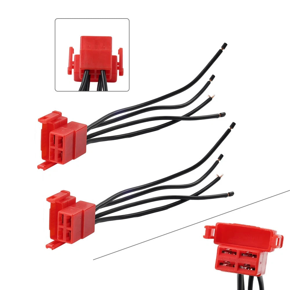 2X 4-Way Starter Solenoid Relay Plug Connector Harness for Honda CBR600RR