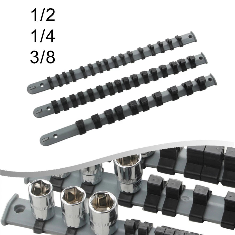 3 Pack Socket Storage Racks for Efficient Workspace Organization