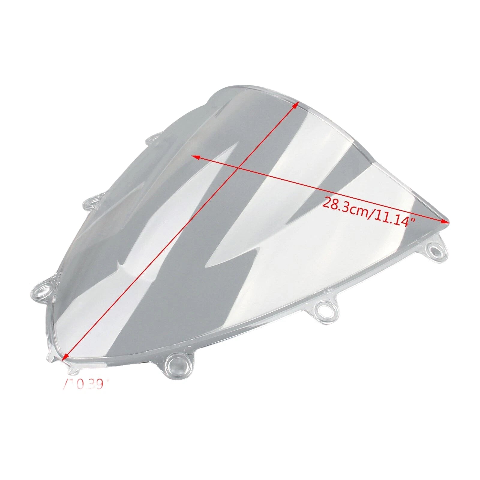 Clear Double Bubble Windscreen for Honda CBR1000RR (2008–2011)