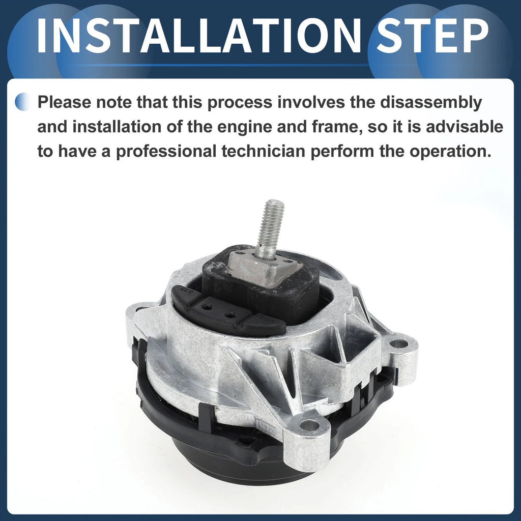 Engine Motor Mount Replacement for BMW X3 F25 (2011–2017) 28i 3.0L
