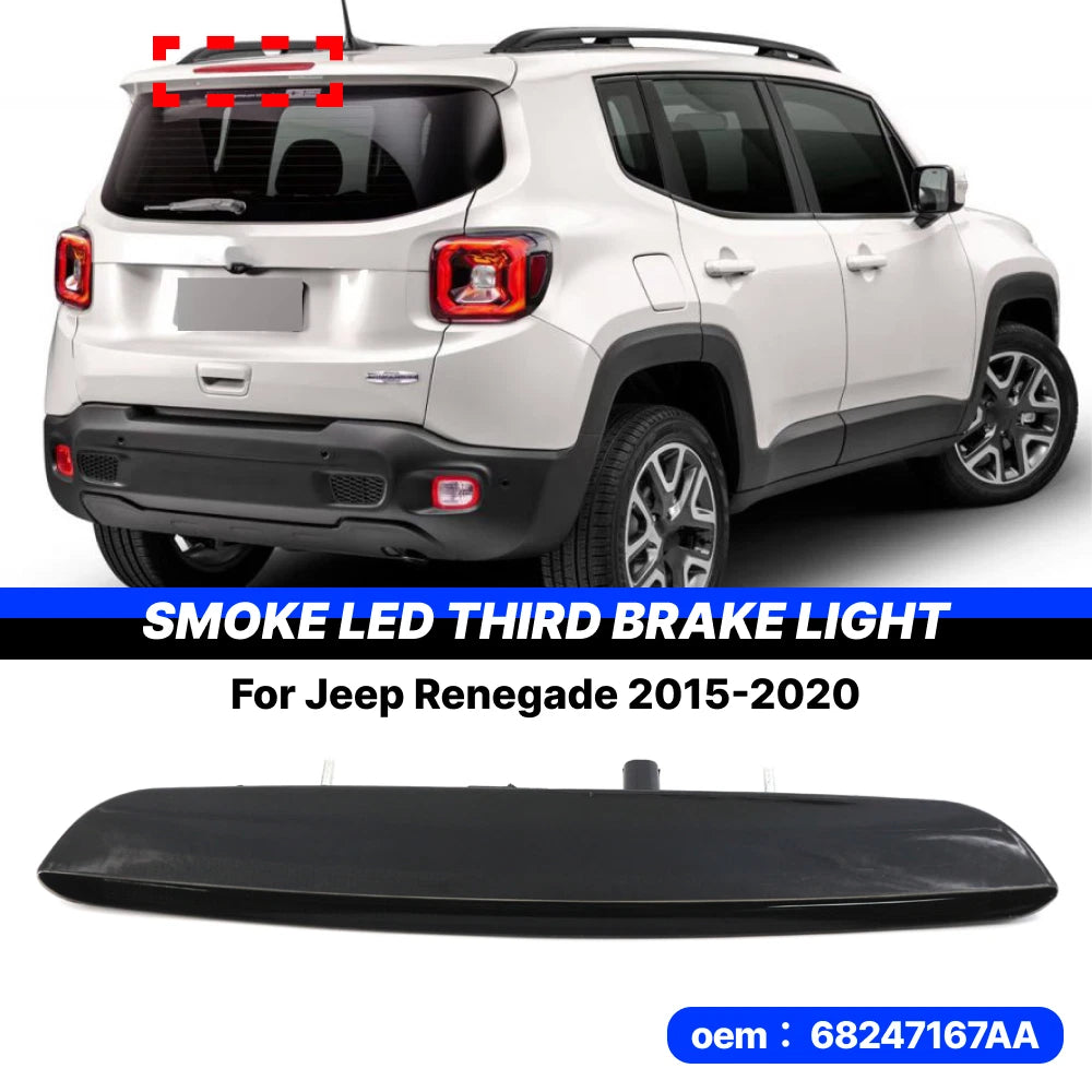 Smoke High 3rd Brake Light Lamp for Jeep Renegade (2015–2020) 68247167AA