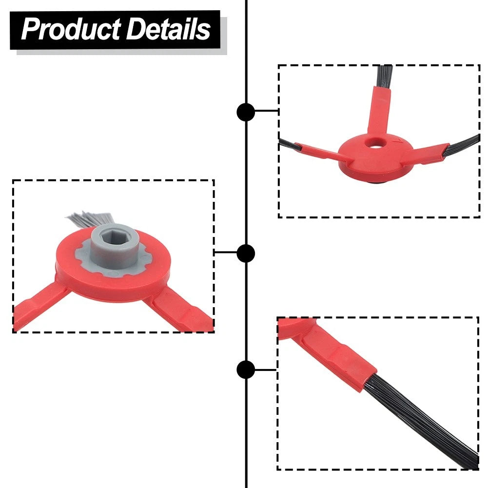 4 Pack Side Brush Set for HSR Robotic Vacuum Cleaner