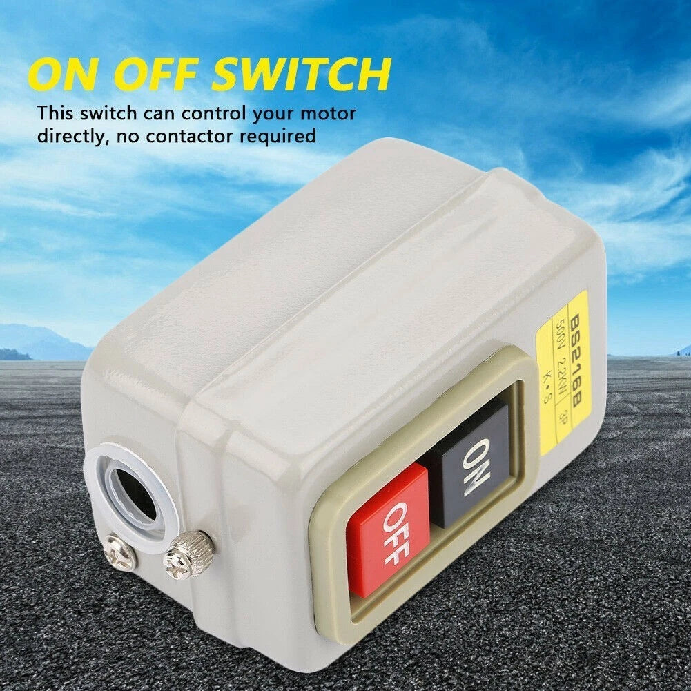 Button Switch for (Latching On/Off, 380V)