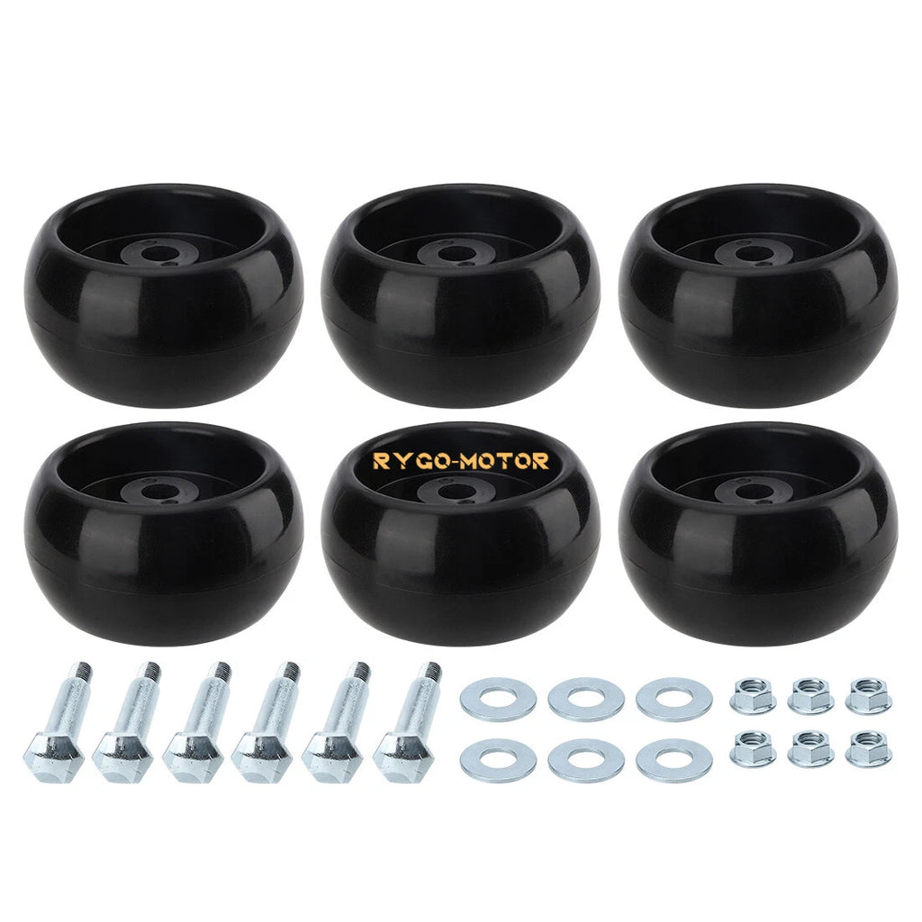 Set of 6 Deck Wheels for Ferris Simplicity Snapper (1714760, 210-043, 12060)