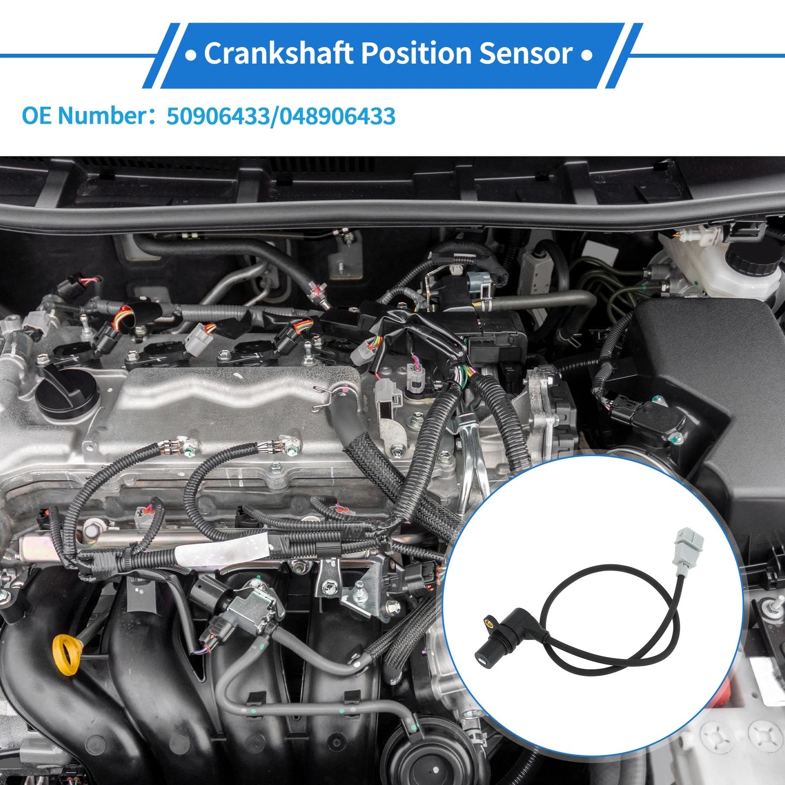 Crankshaft Position Sensor Replacement for Audi A4 B5 Saloon 1.8 (1995–2000)