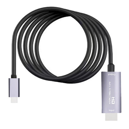 HDMI to Type-C HD Audio Video Capture Card Adapter for Game Live Streaming