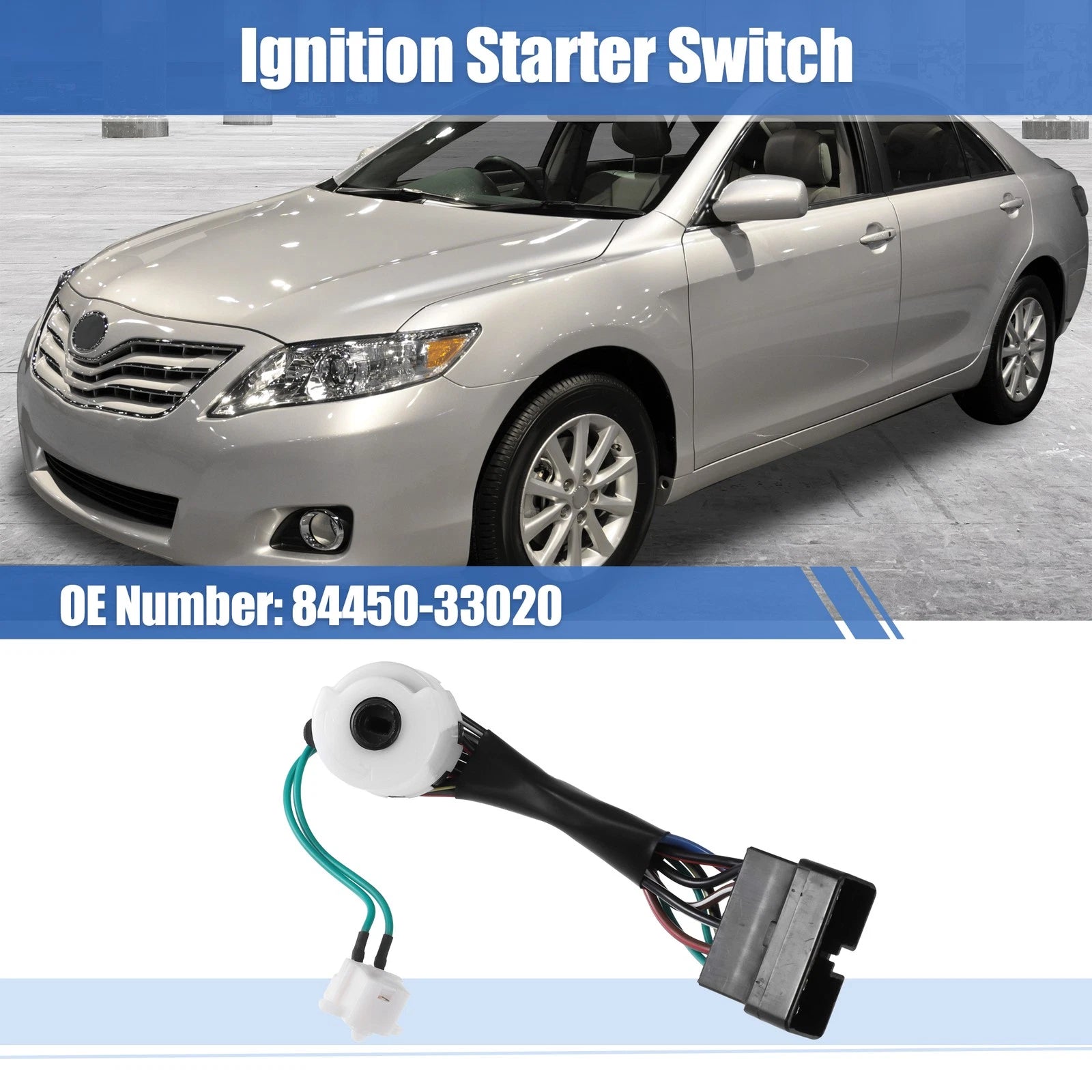 Ignition Starter Switch Ignition Key Switch for Toyota Camry (2002–2011)