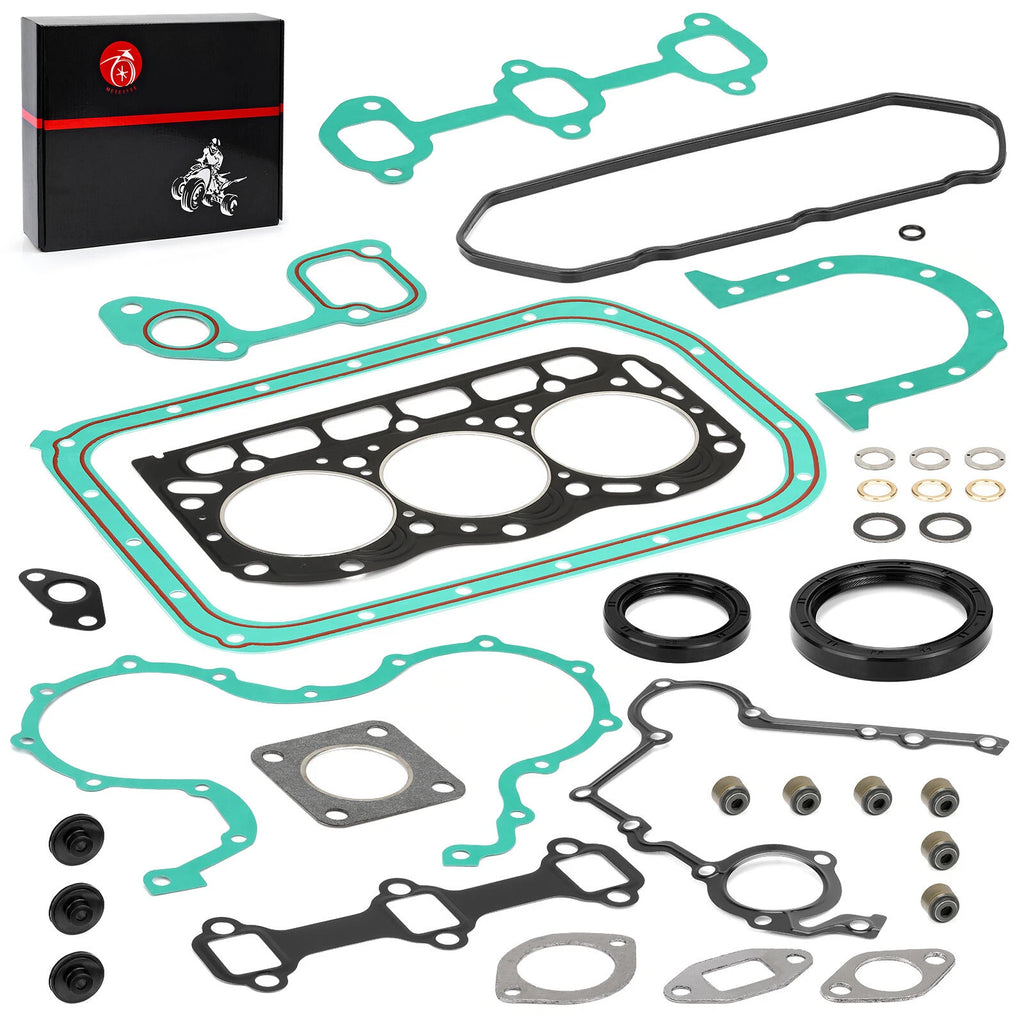 Engine Gaskets Seals Rebuild Kit for Kawasaki Mule 2510 3010 4010 (1998–2008)