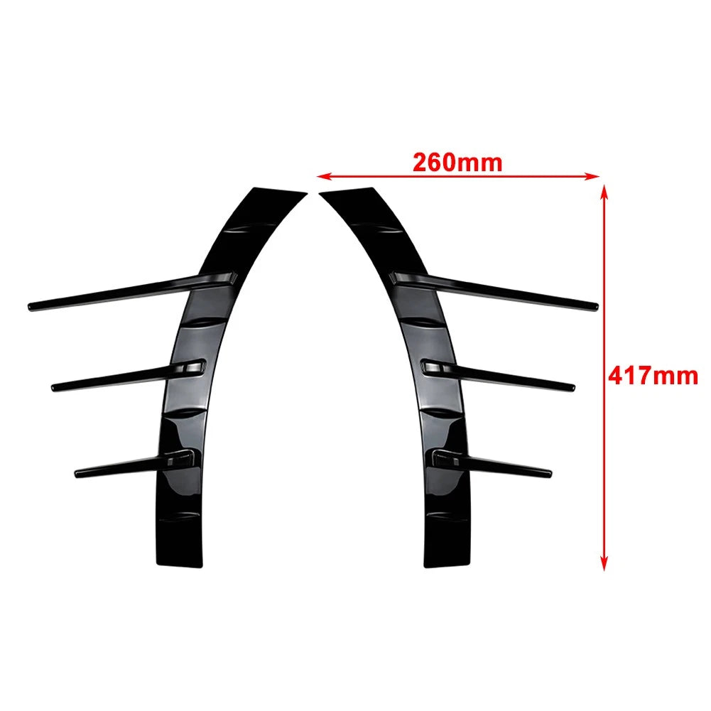 Front Rear Side Wheel Eyebrows Spoiler for Benz C-Class W206 (2022–2024)