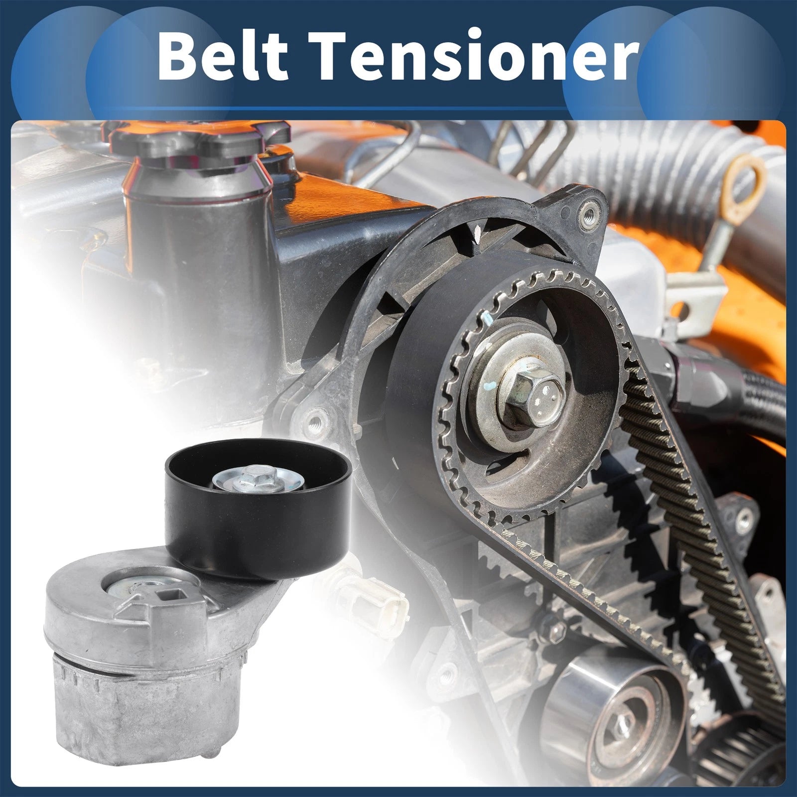 Belt Tensioner for Ford Transit 2.4 (2000–2014) 1 Piece Metal