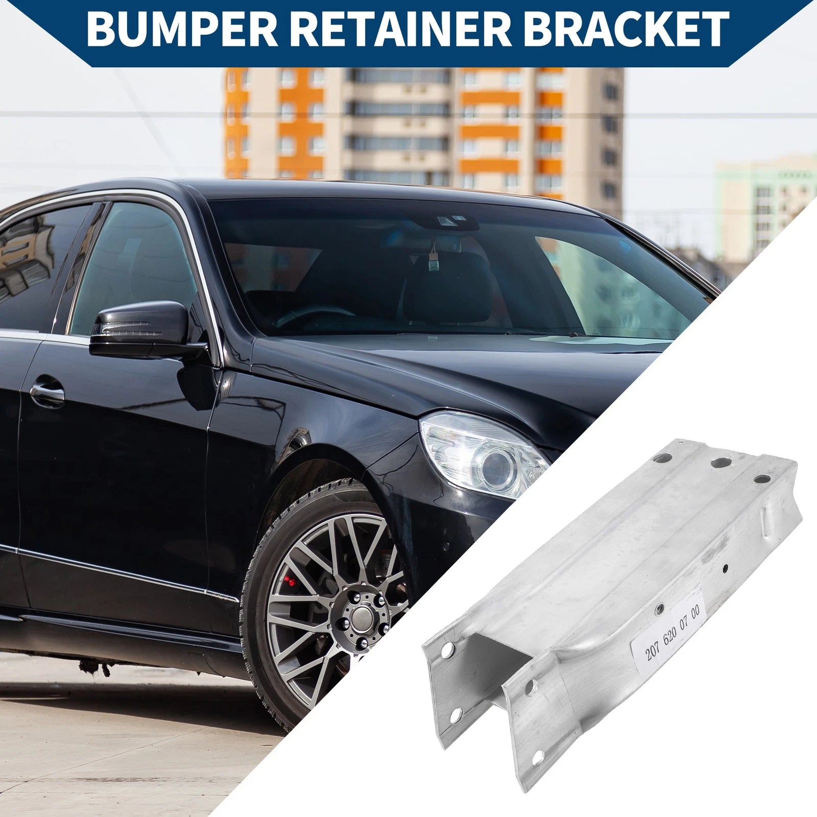 Front Left Bumper Retainer Bracket Replacement for Mercedes E350 (2010–2015)