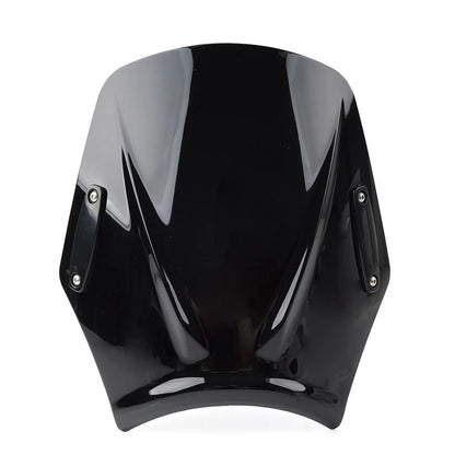 Universal Motorcycle Windshield Deflector Black