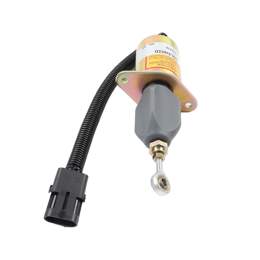 1PC 24V Fuel Stop Shutdown Solenoid Valve for 6CT/DH300-7