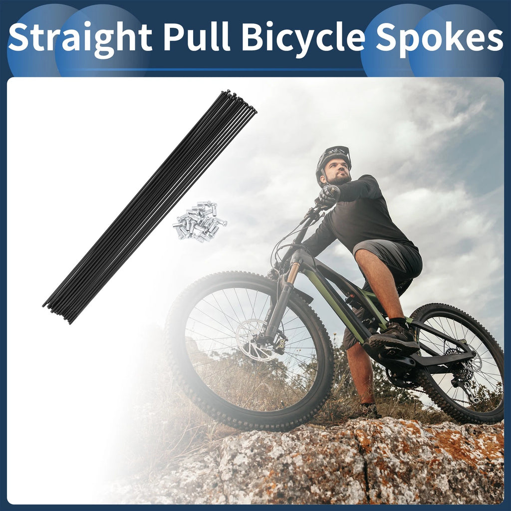 Bicycle Spokes Replacement Straight Pull 275mm for 14G Wheel Set (Qty 20)
