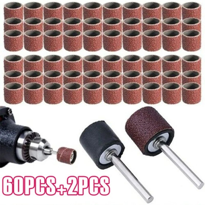 1/2" Rubber Sanding Belts Mandrel for Engraving Grinding Polishing