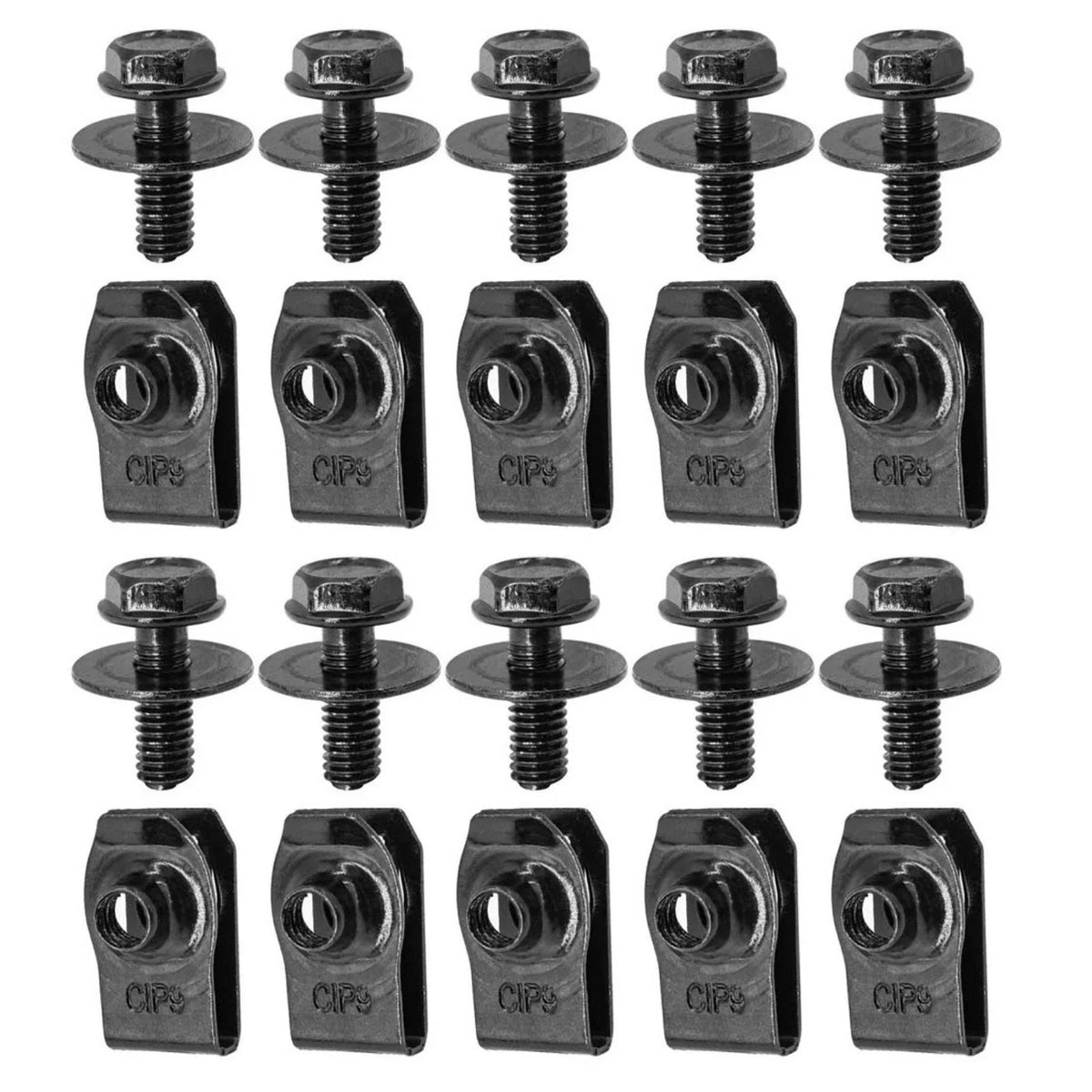 20 PCS Body Bolts with U-nut Clamp Kit for