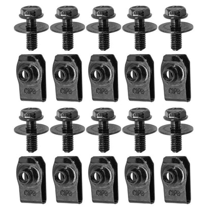 20 PCS Body Bolts with U-nut Clamp Kit for