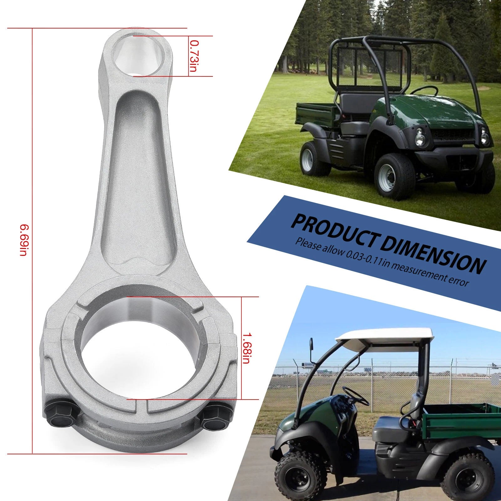 Connecting Rod for EZGO Golf Cart Gas RXV (2008–Present) 603533