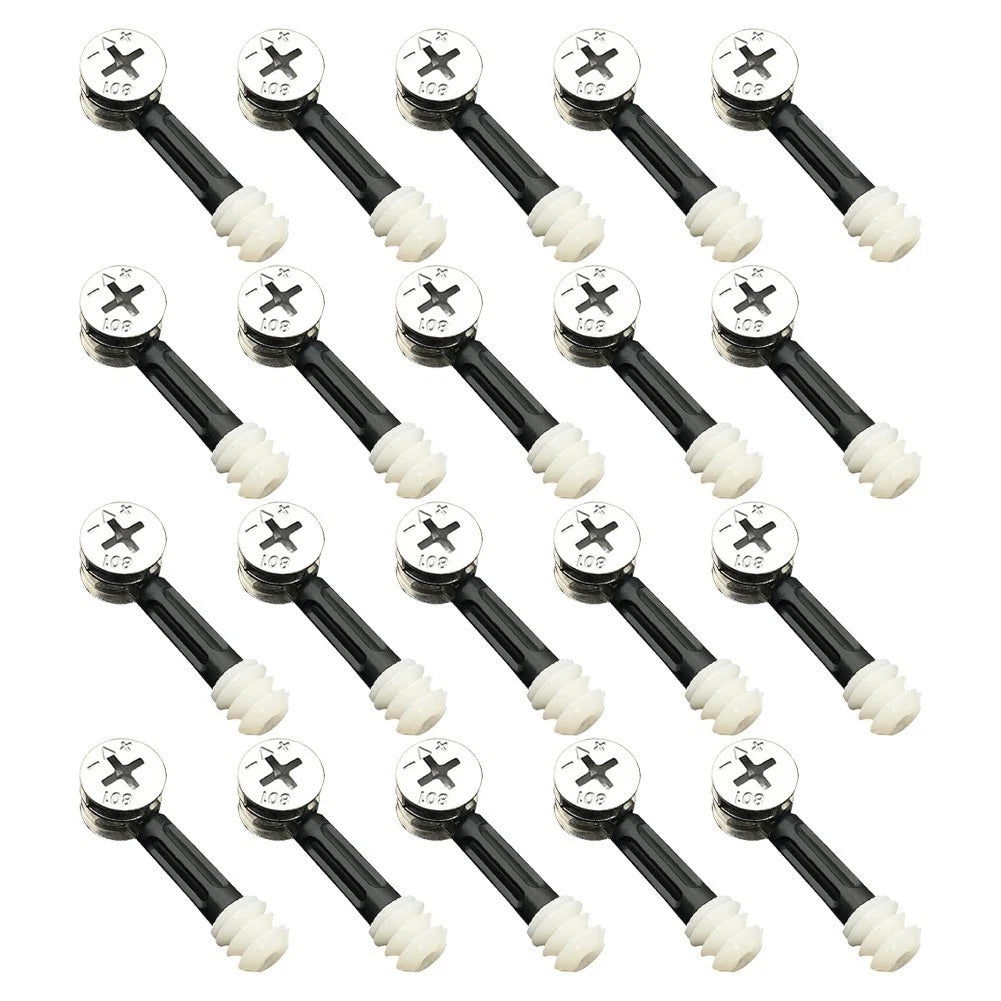 20PCS Eccentric Wheel Nut Connector for Furniture