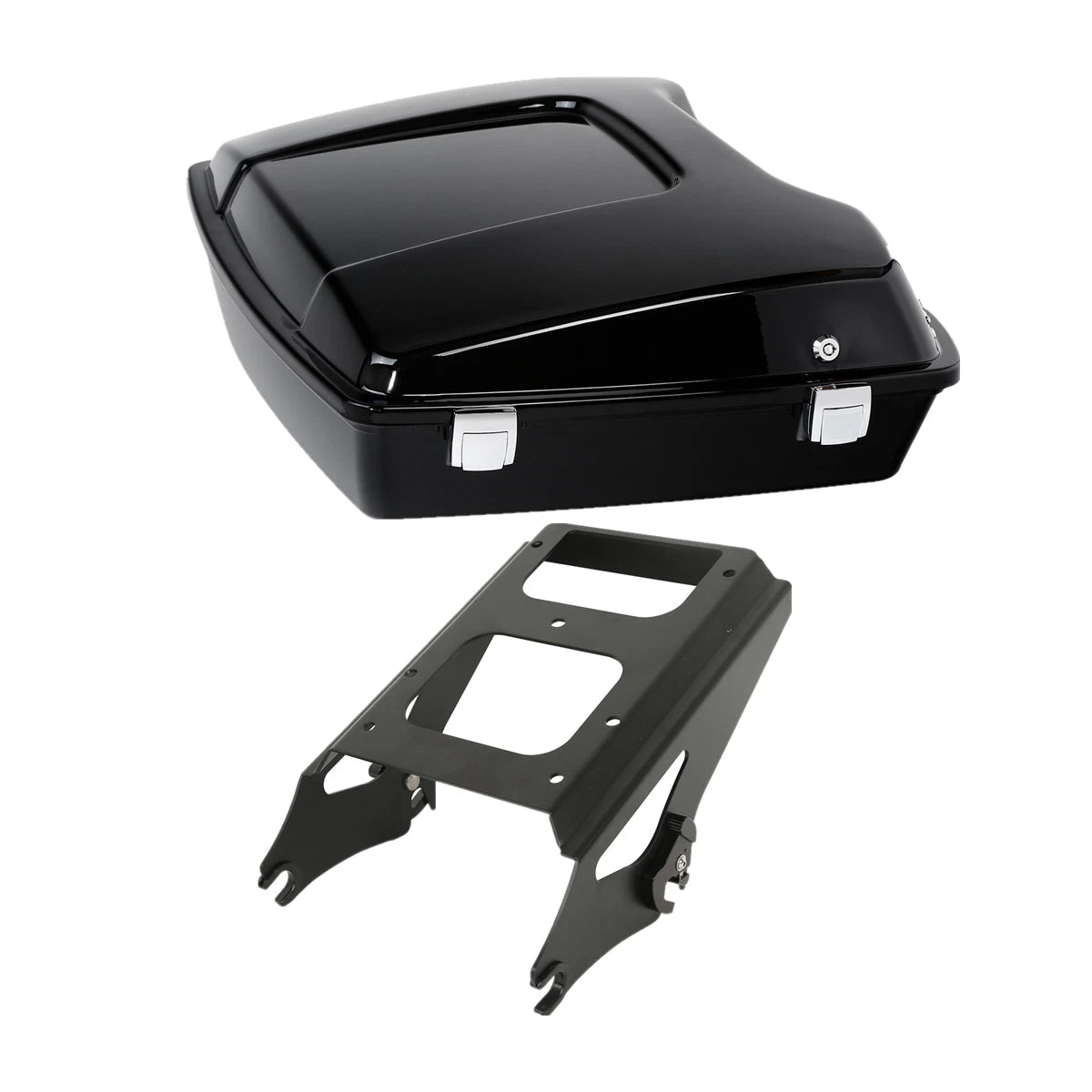 Razor Trunk Mount Rack for Harley Road Glide (2009–2013) - Vivid Black