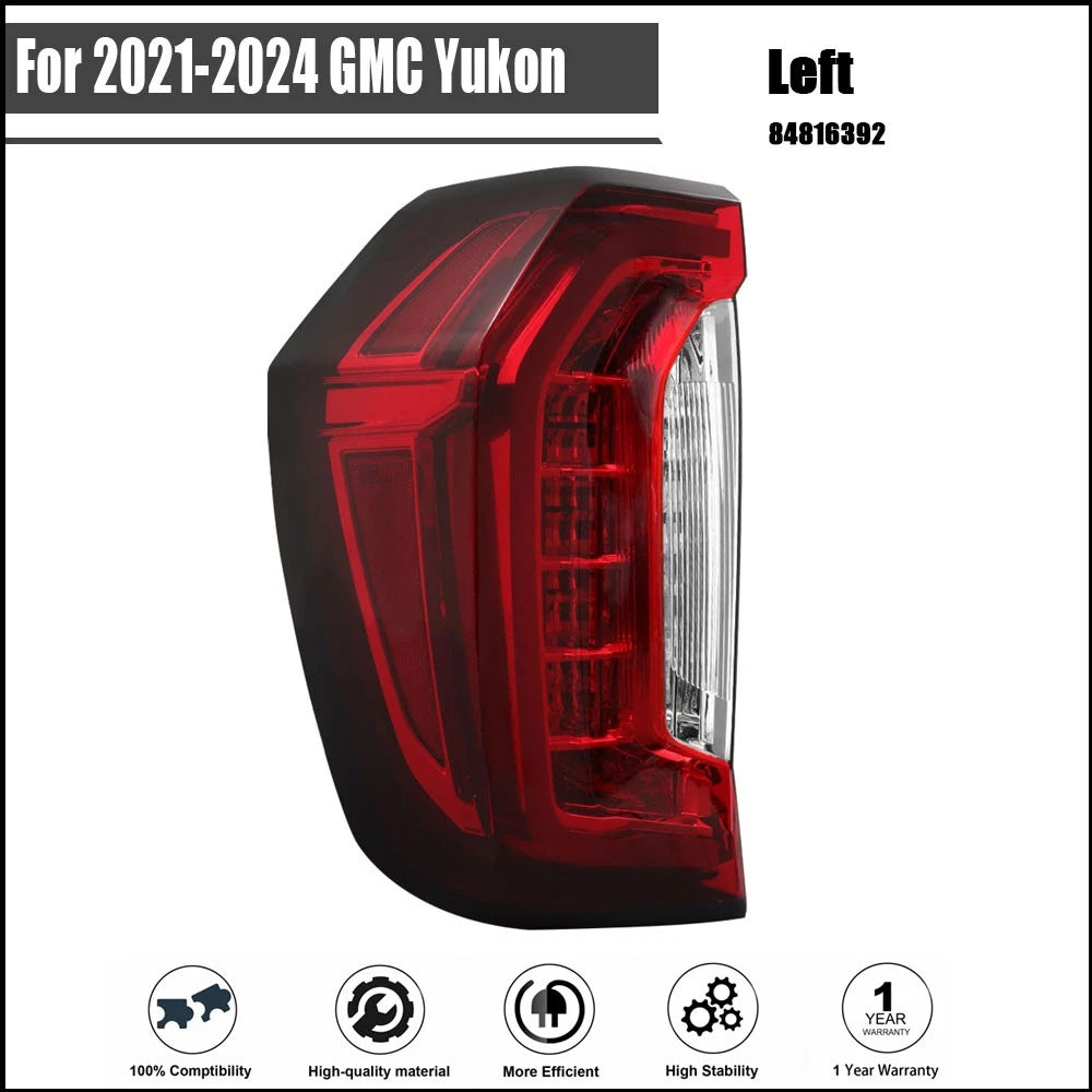 LED Tail Light Assembly for GMC Yukon (2021–2024) Outer Left Driver Side