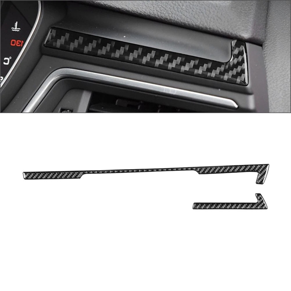 Carbon Fiber Navigation Frame Cover Trim for Audi A4 A5 S4 S5 RS4 RS5